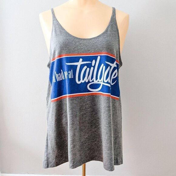 Blaine Bowen You Had Me At Tailgate Tank Top Gray - Picture 2 of 4